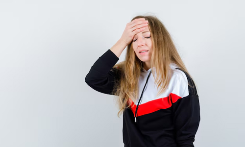A women feeling guidy