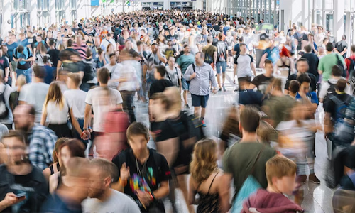 A crowded place