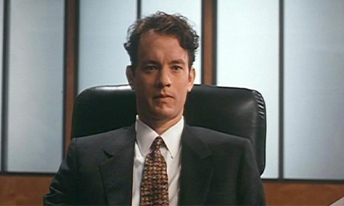 Tom Hanks in the Philadelphia movie