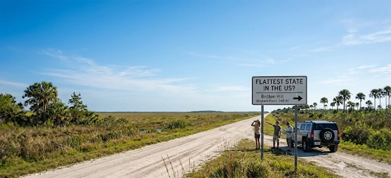 What Is the Flattest State in the US? The Answer Will Surprise You