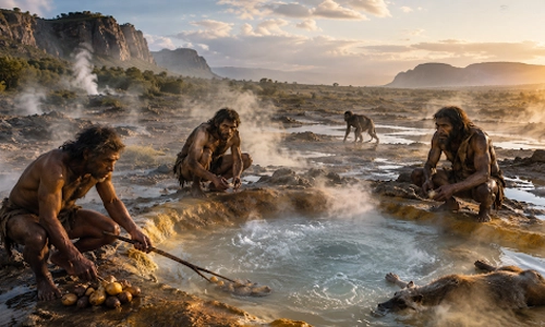 Prehistoric cooking facts about ancestors using hot springs