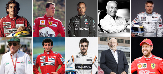 Top 10 Greatest Formula 1 Drivers of All Time