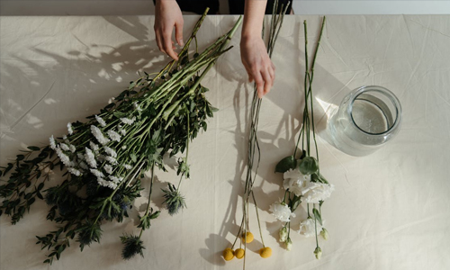 DIY Flower Arranging