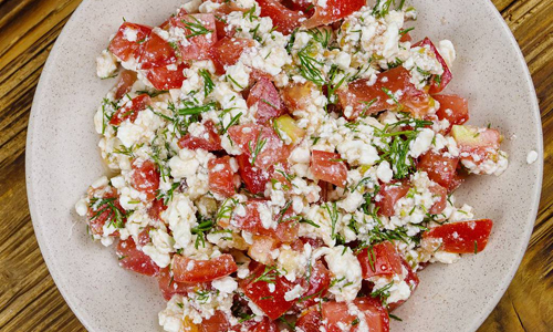 Pule-Cheese-Salad