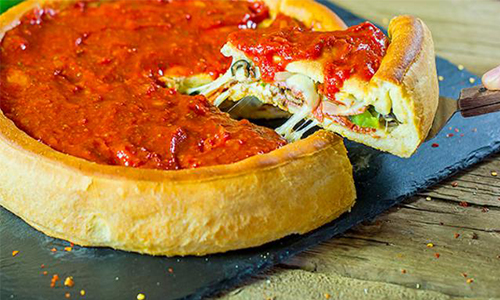 Deep-Dish Pizza
