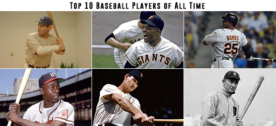 Top 10 Baseball Players of All Time