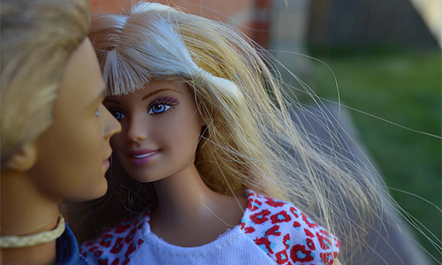 Barbie with her boyfriend Ken