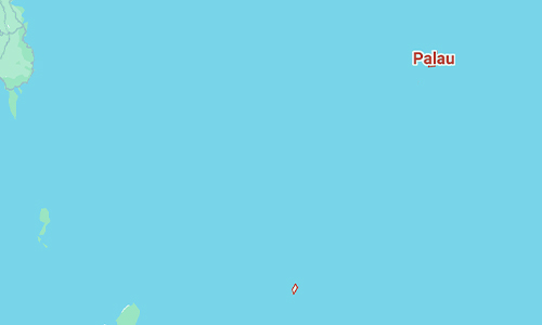 Palau, a peaceful Pacific island nation between Guam and the Philippines.
