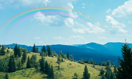 You Can Never Actually Reach a Rainbow