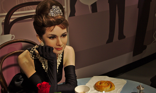 Audrey Hepburn in “Breakfast at Tiffany’s”