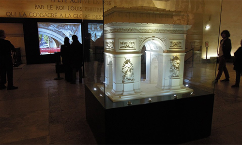 Museum inside Arc de Triomphe