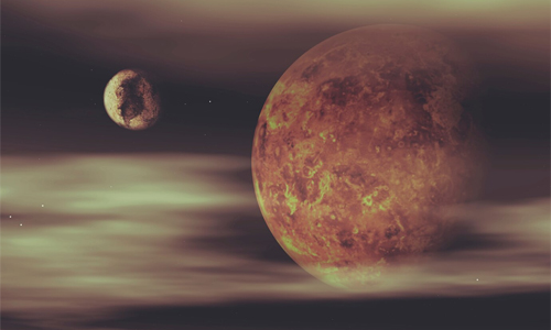 The colors in celestial bodies