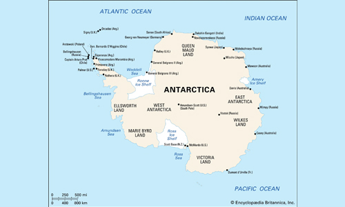  Map of Antarctica