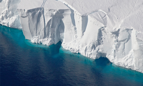 Antarctica Ice wall
