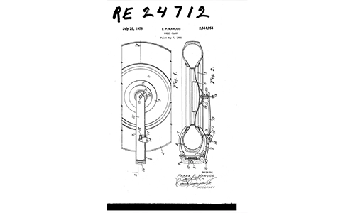 F. P. MARUGG Wheel Clamp drawing