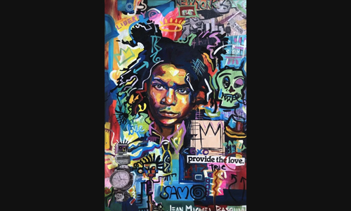 A picture of Jean Michel Basquiat