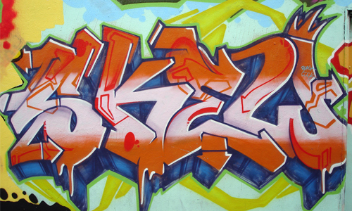 Large piece of graffiti
