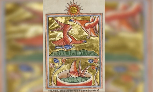 Medieval manuscript of The Parliament of Fowls