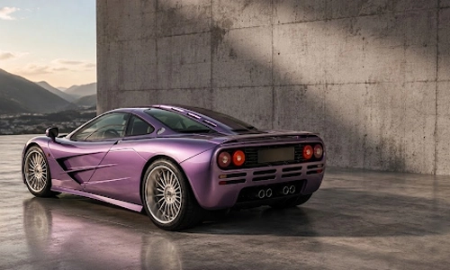 BMW-designed V12 engine powering the legendary McLaren F1 supercar